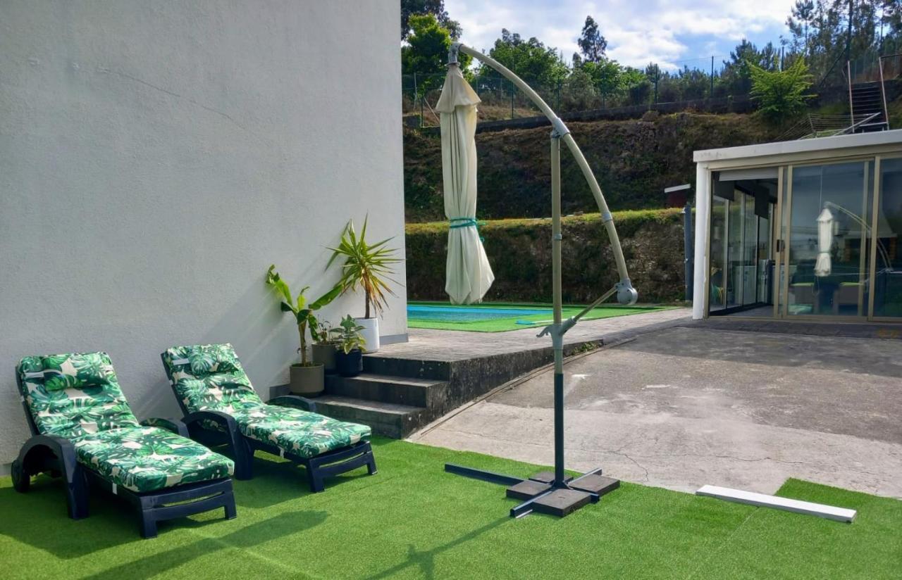 Casa Rocha Velha Con Terraza Y Piscina Particular Appartement Santiago de Compostella Buitenkant foto