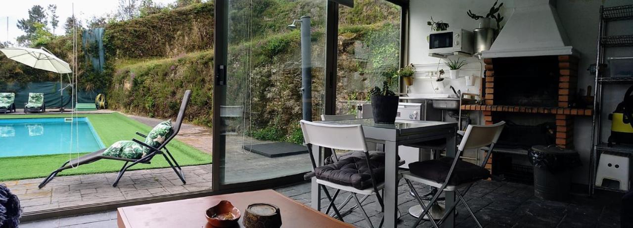 Casa Rocha Velha Con Terraza Y Piscina Particular Appartement Santiago de Compostella Buitenkant foto